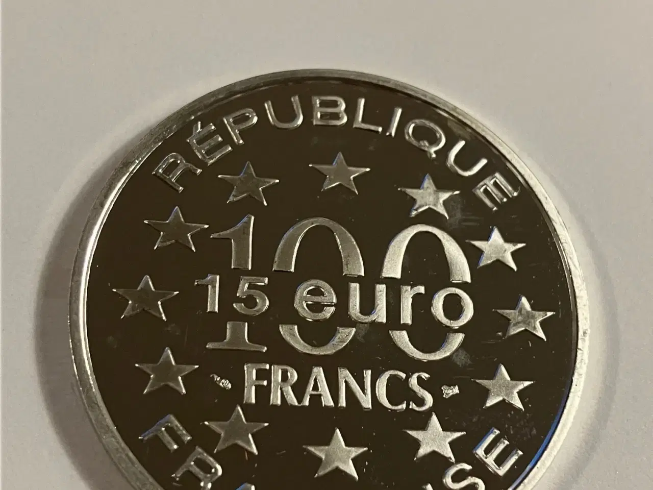 Billede 2 - 100 Francs / 15 Euro 1996 France - St. Stephen's Cathedral, Vienna