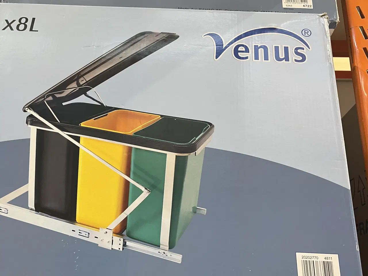 Billede 4 - Affaldssorteringssystem til køkkenskabet