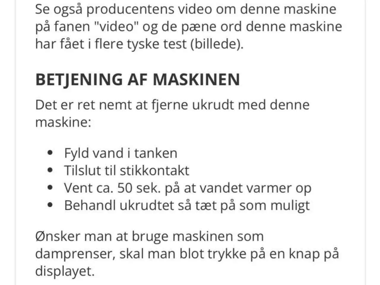 Billede 4 - Ukrudtsfjerner med varmt vand