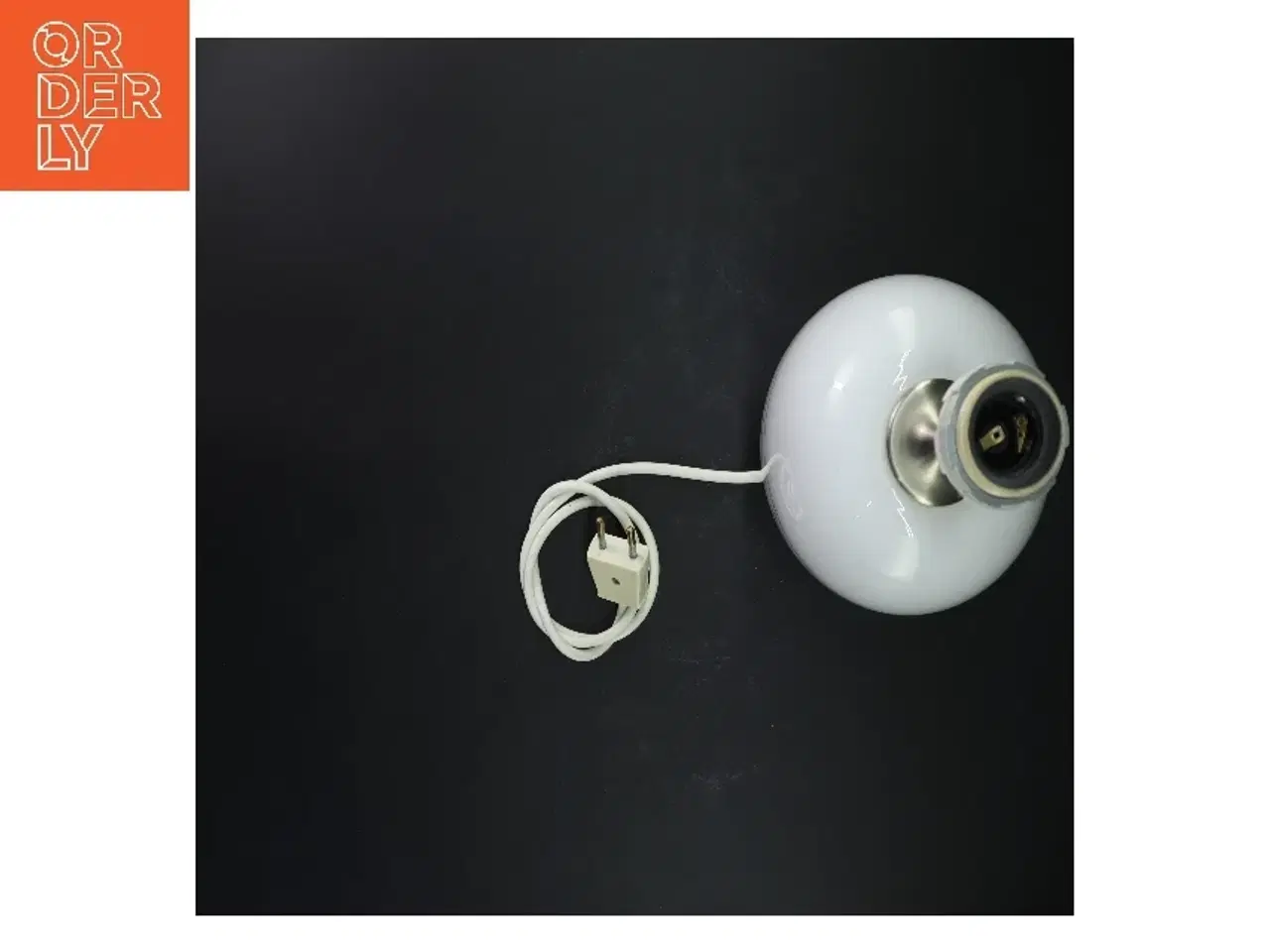 Billede 4 - Bordlampe i glas fra Royal Copenhagen (str. 33 cm)