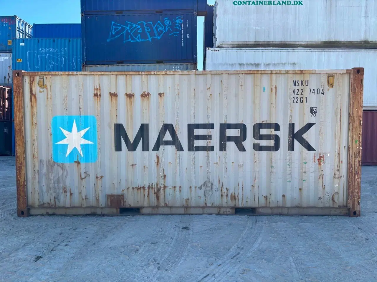 Billede 2 - 20 fods Container- ID: MSKU 422740-4