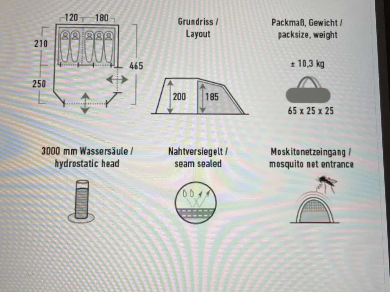 Billede 2 - Telt til 4 personer