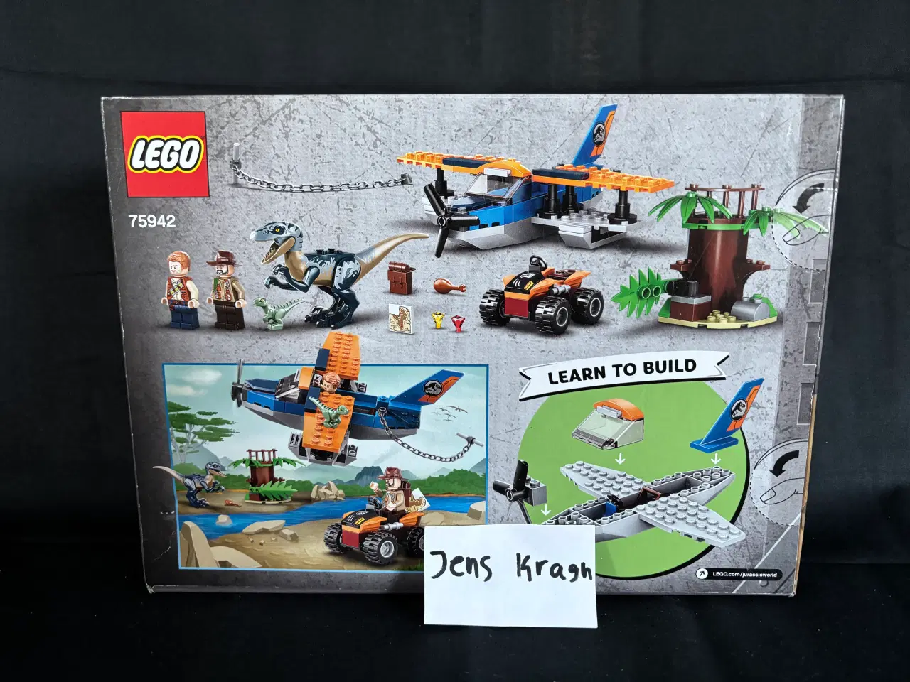 Billede 2 - Lego Jurassic World Blue Plane Rescue 75942 Uåbnet