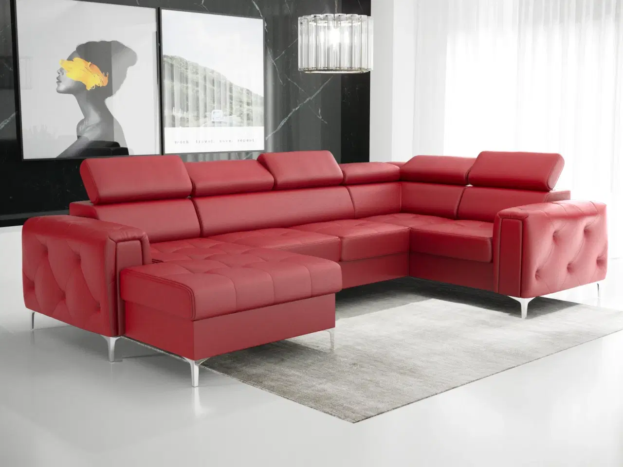 Billede 17 - ORIONIS MAX III HJØRNESOFA MED SOVEFUNKTION 165x320x185 CM