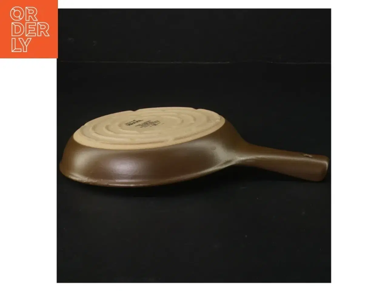 Billede 2 - Dekoreret keramisk serveringsfad med greb fra Dekor Brazil (str. Ø. 13 cm)
