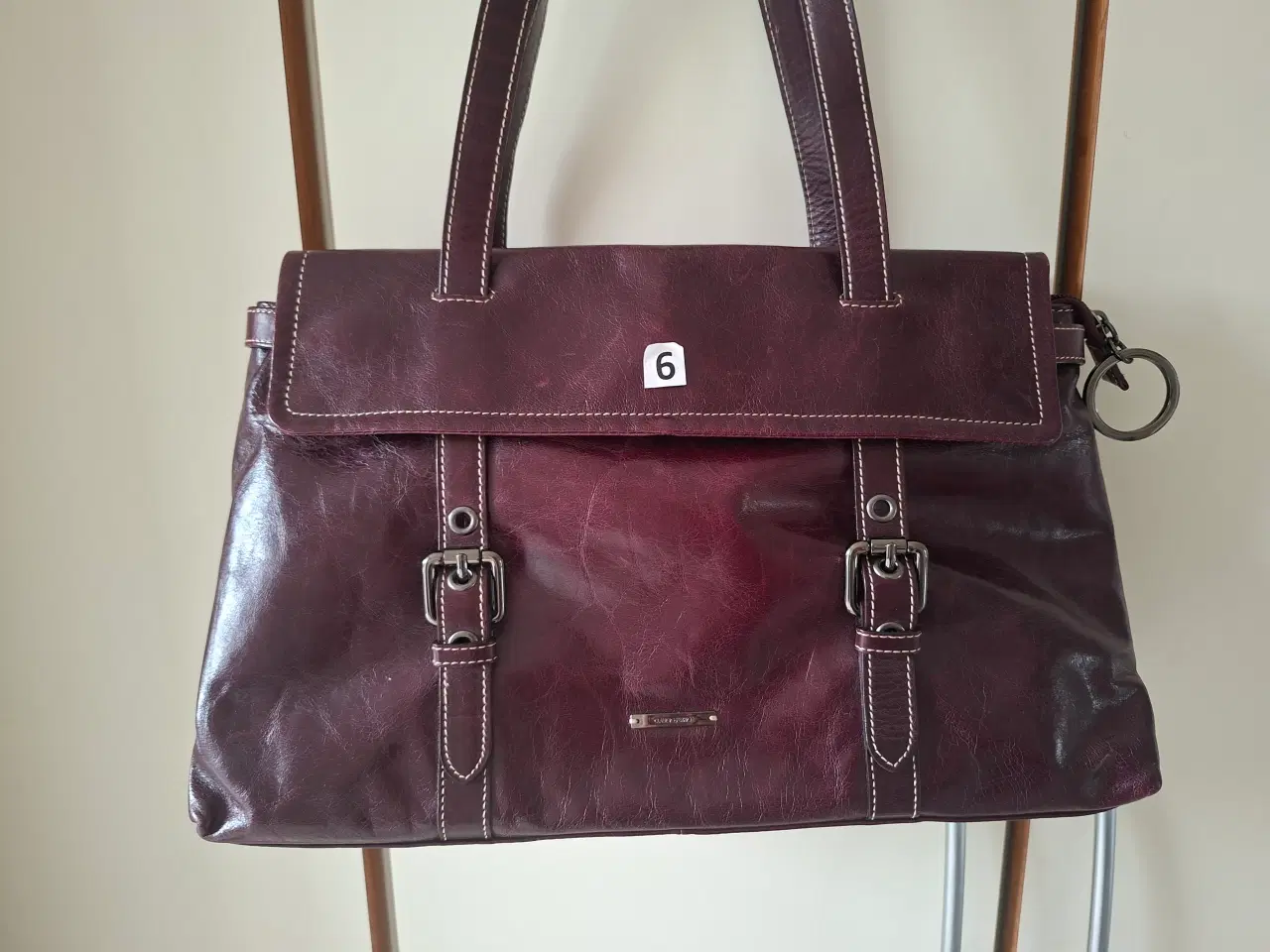 Billede 4 - Ny Bordeaux Claudio Ferrici  Taske