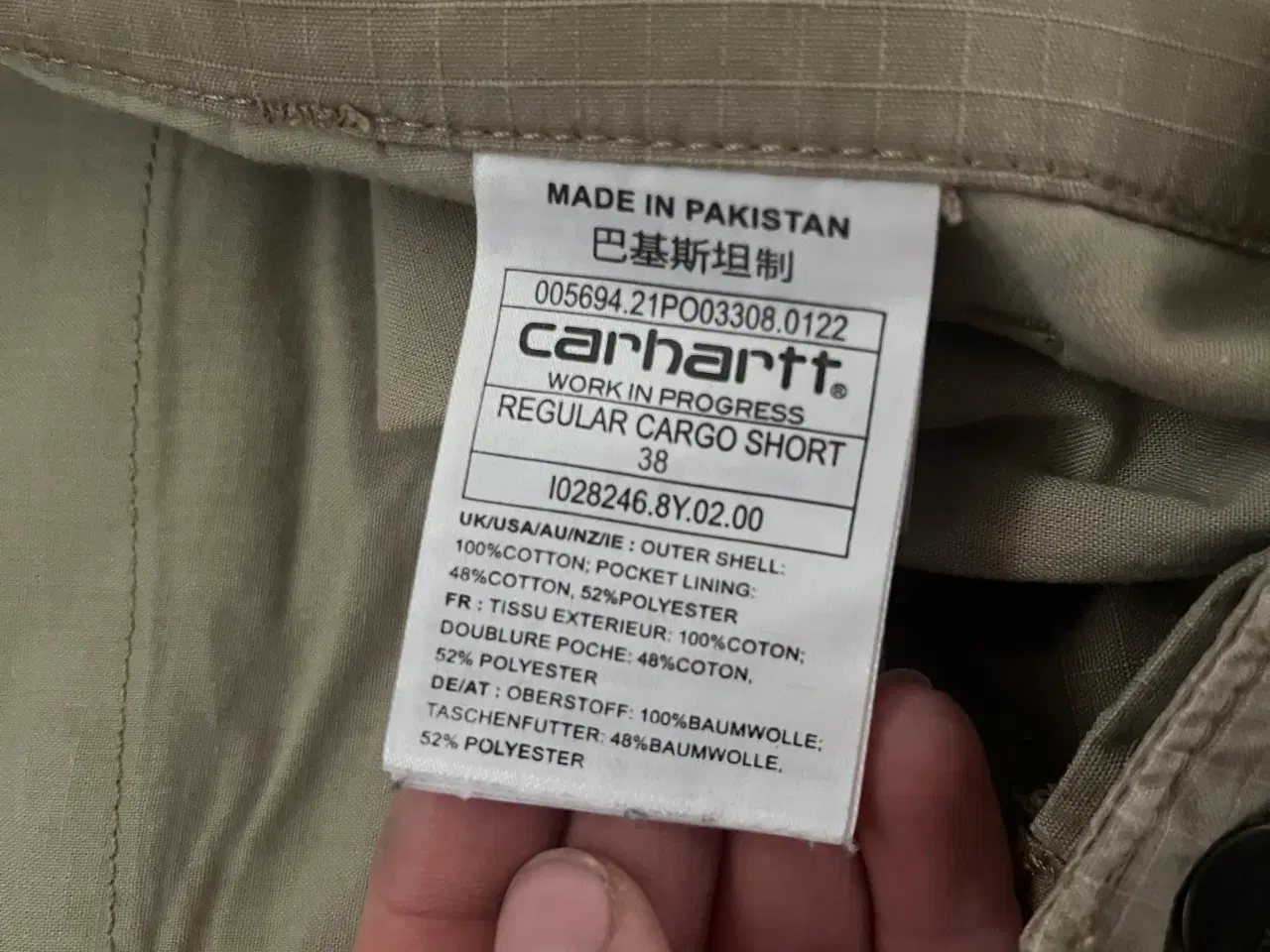 Billede 3 - Carhartt regular cargo shorts 38
