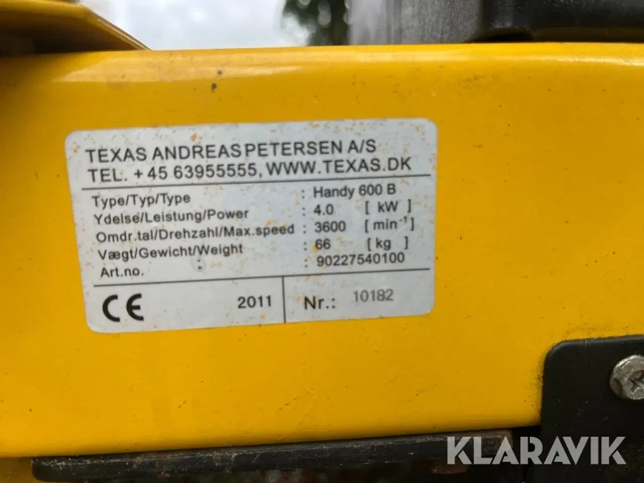 Billede 9 - Fejemaskine Texas Handy 600 B