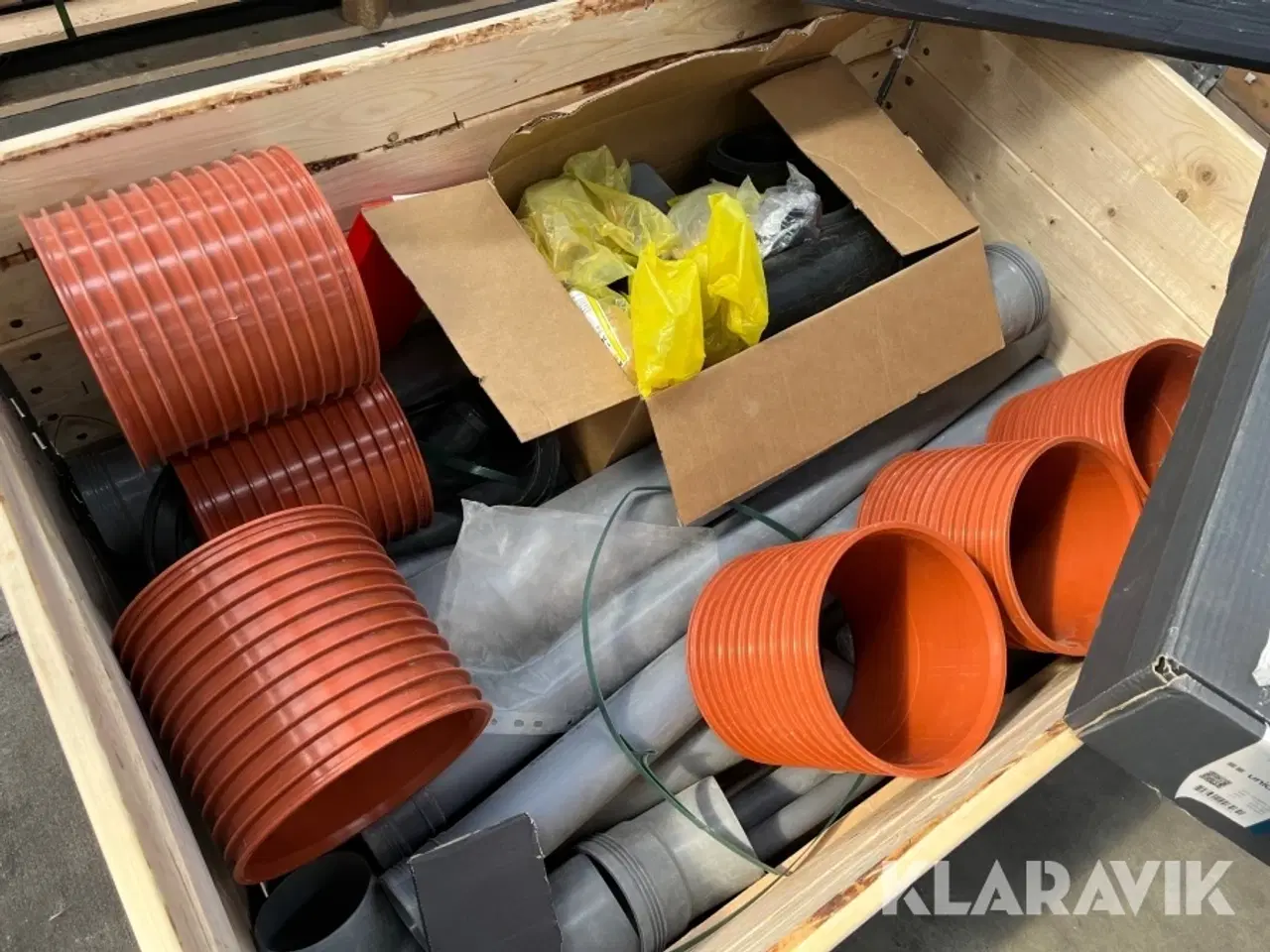 Billede 12 - Blandet lot - linjedræn, kloakrør, fittings