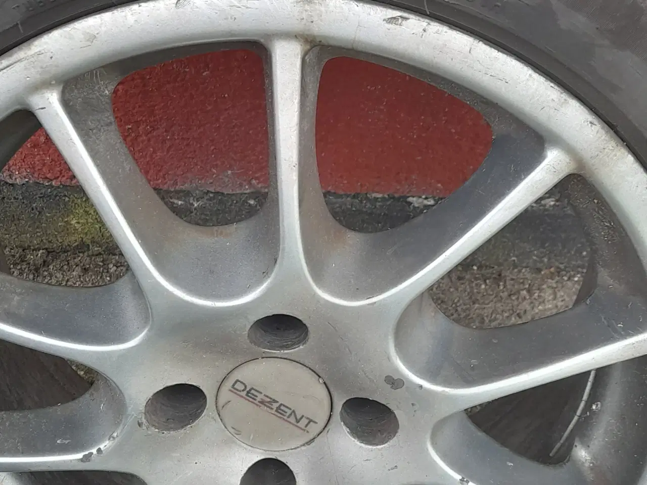 Billede 1 - alufælge med 5 mm dæk 