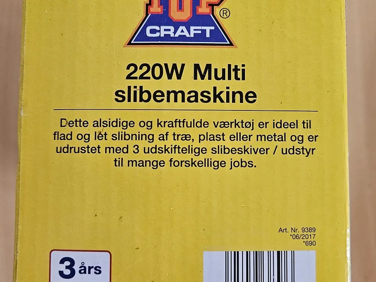 Billede 2 - Multi slibemaskine 220W