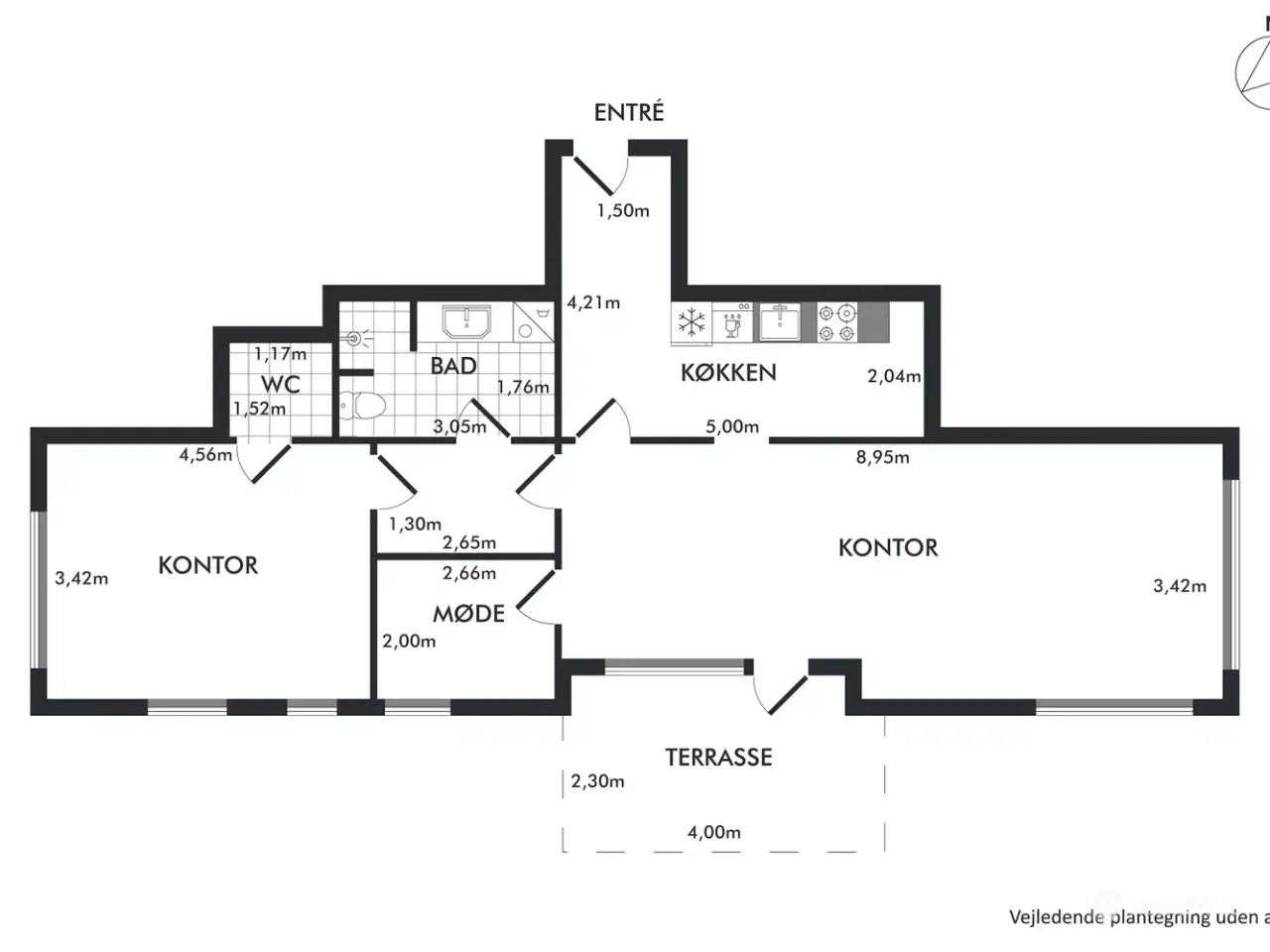 Billede 13 - 106 m² kontor/klinik i moderne højhusejendom