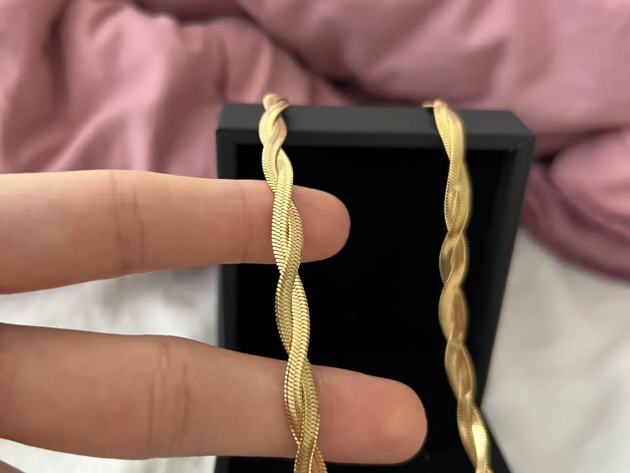 Billede 4 - Double Dragon Chain Guld Gold 