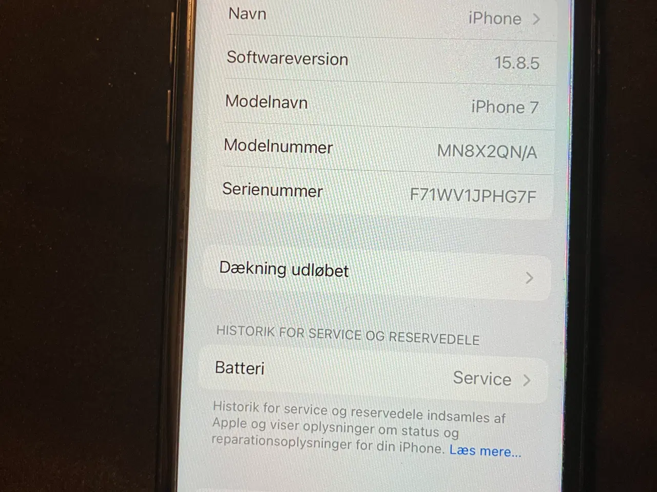 Billede 2 - iPhone 7  32GB sælges