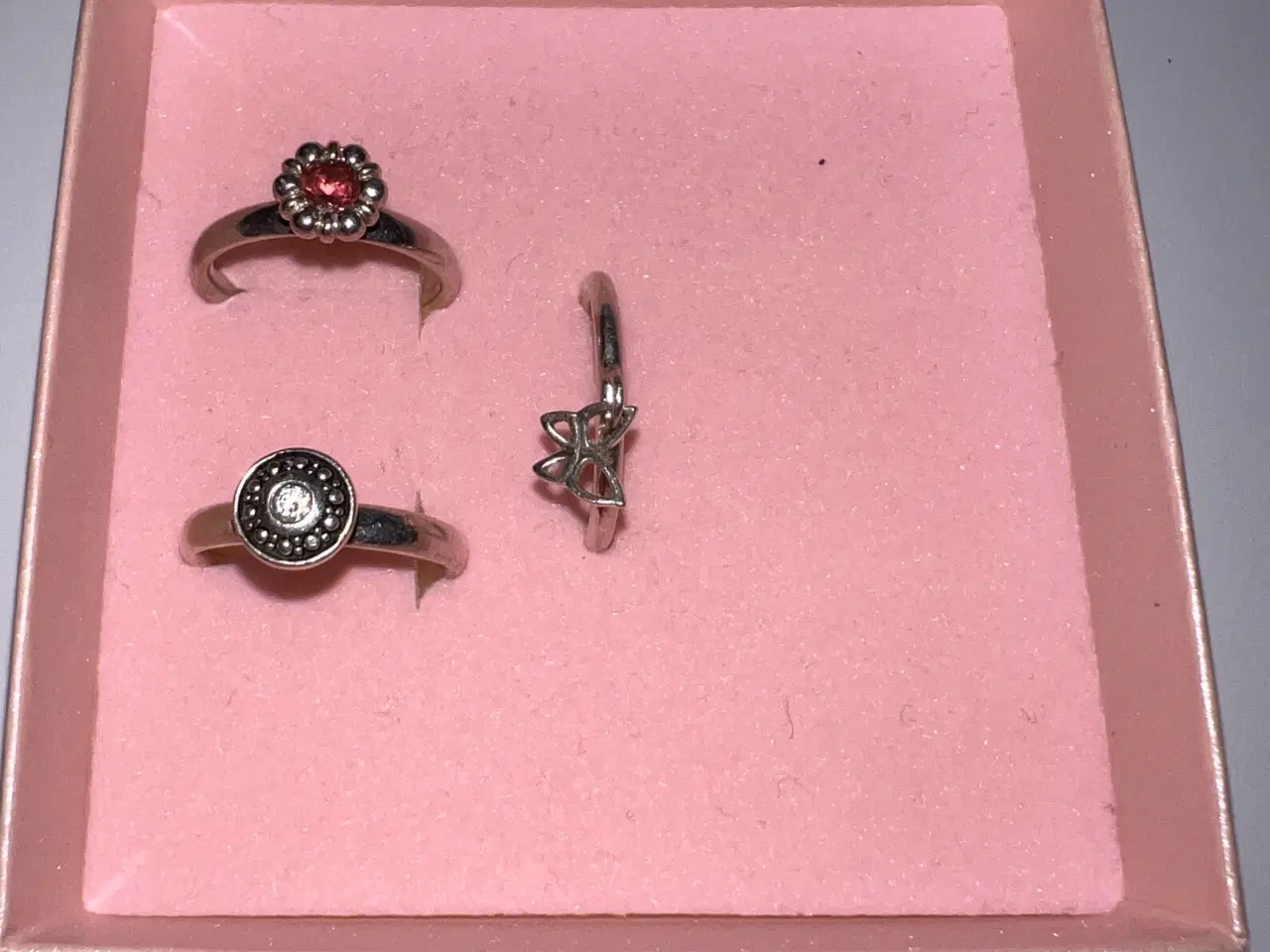 Billede 1 - 3 stk. spinning ringe i sølv