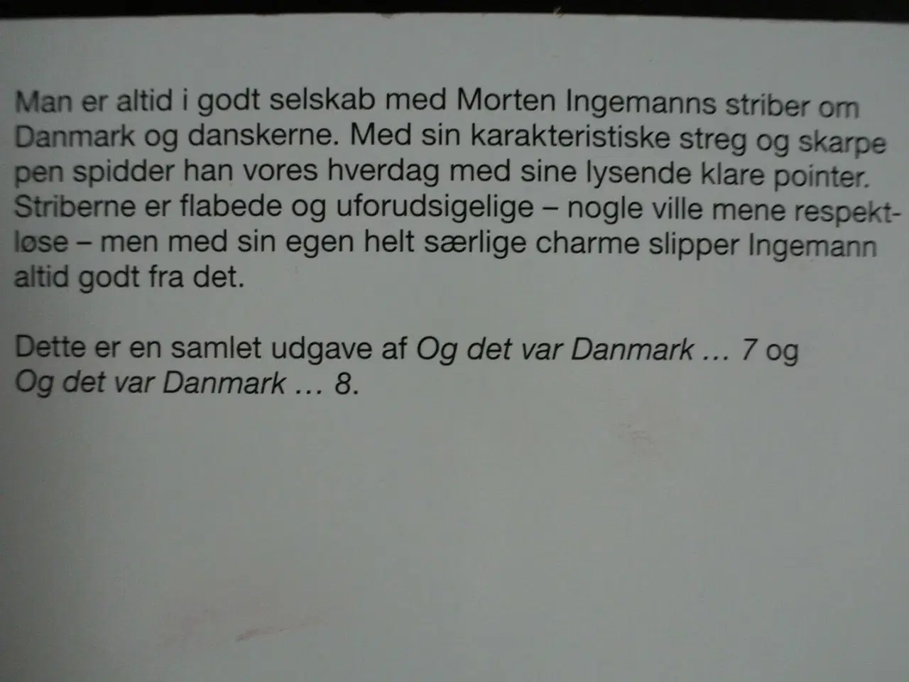 Billede 2 - og det var danmark 7 + 8, af morten ingemann