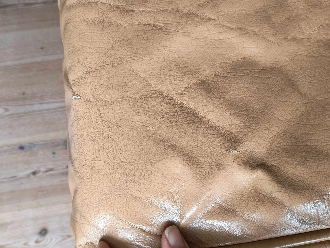 Billede 6 - Lædersofa i cognacfarve 