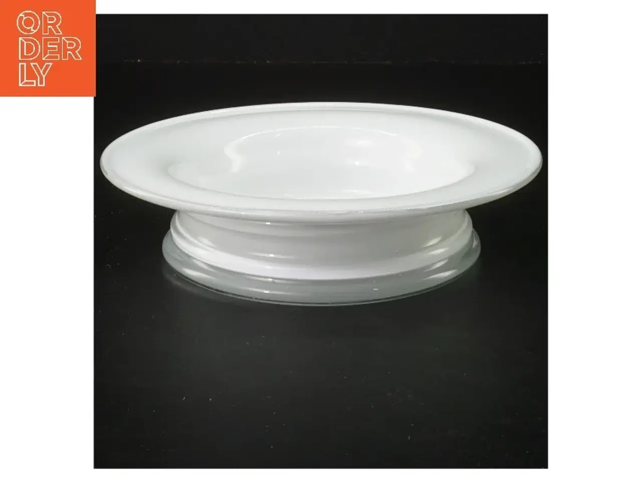 Billede 1 - Hvidt askebæger fra holmegård (str. Ø 18,5 cm)