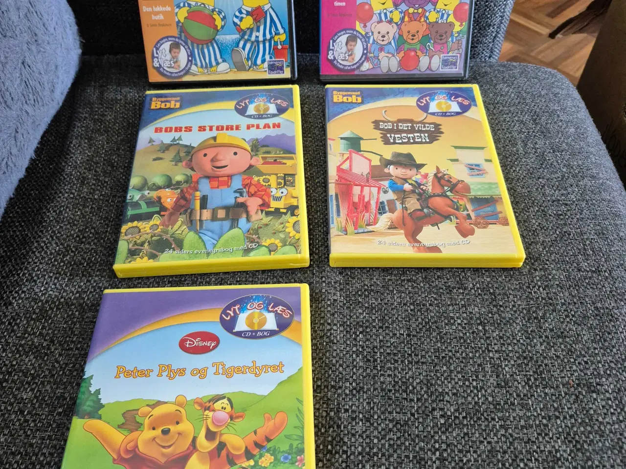 Billede 1 - Lyt og læs, banan i pyjamas, byggeman bob og peter