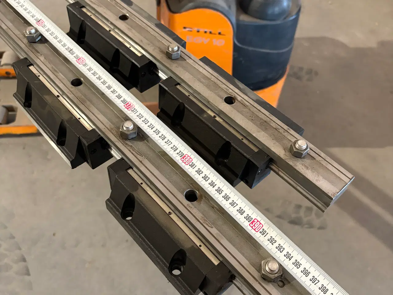 Billede 8 - 4000mm lineære føringer med vogne 