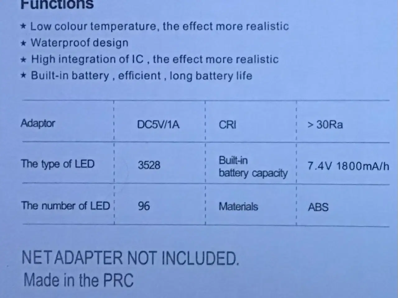 Billede 2 - Thomson Atmosphere bedlampe til ude og inde