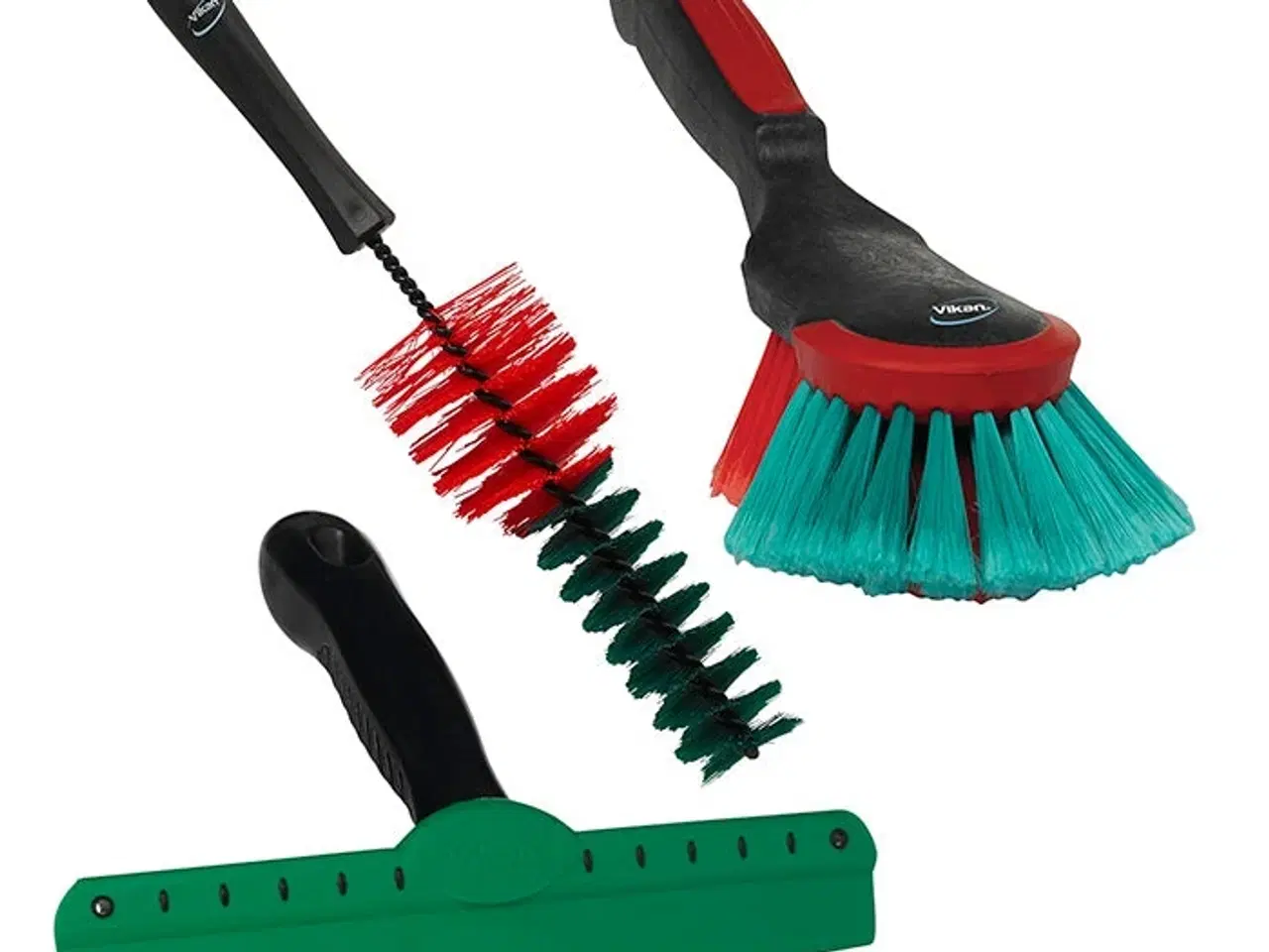 Billede 1 - Vikan kit, vaskebørste, fælgbørste og Wipe n´ Shine