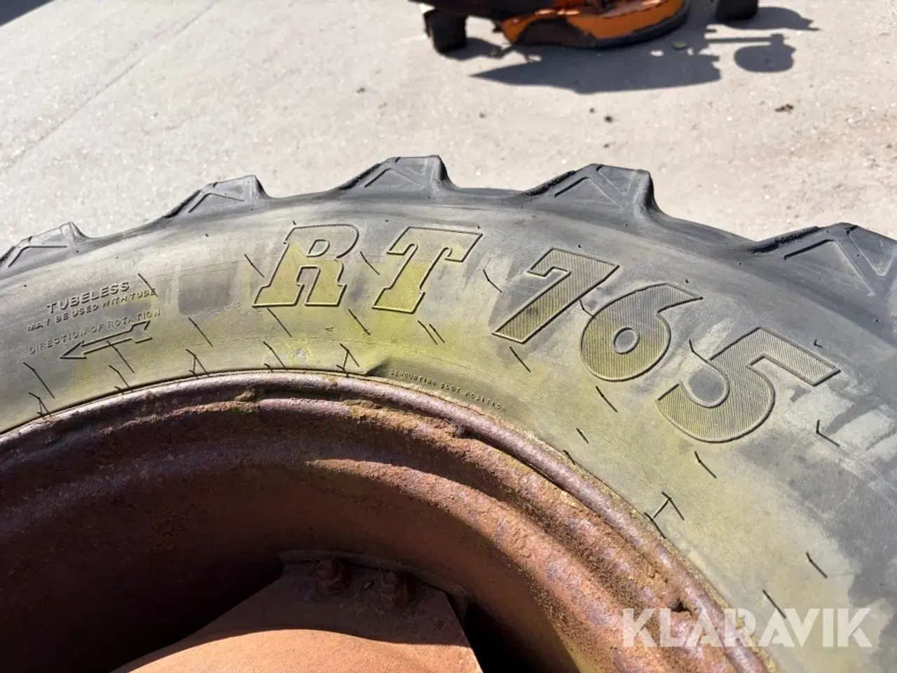 Billede 5 - Landbrugshjul Michelin + Agrimax 600/65R38 + 420/70R28 4 hjul