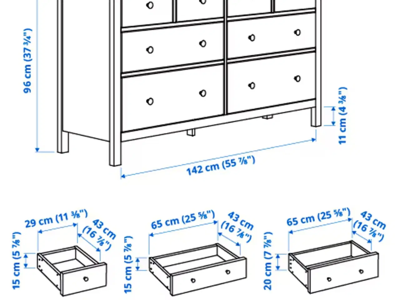 Billede 3 - Hemnes kommode 