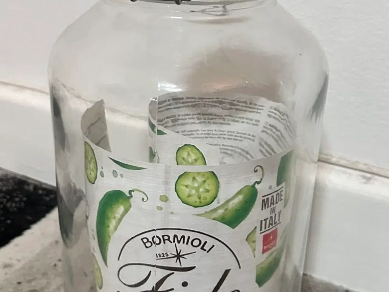 Billede 2 - Stort sylte-/opbevaringsglas – 4 liter 🌿