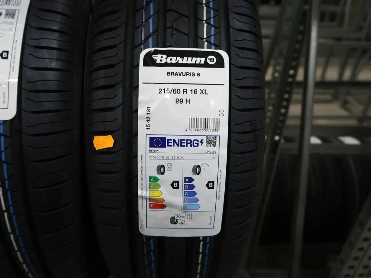 Billede 2 - 5 stk. dæk BARUM 215/60R16XL 99 H