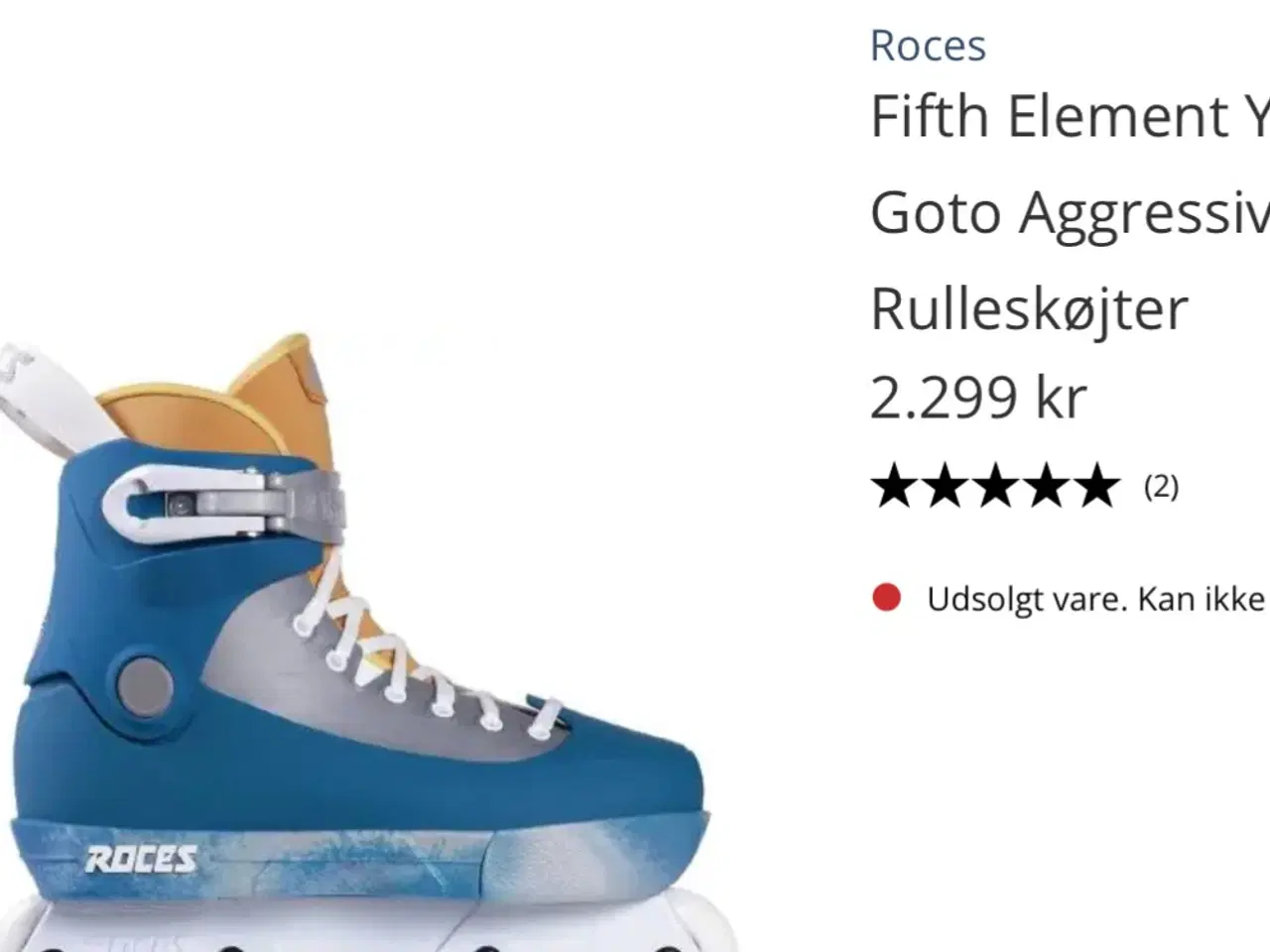 Billede 2 - Fifth element Yoto Goya Agressive størrelse 44,5