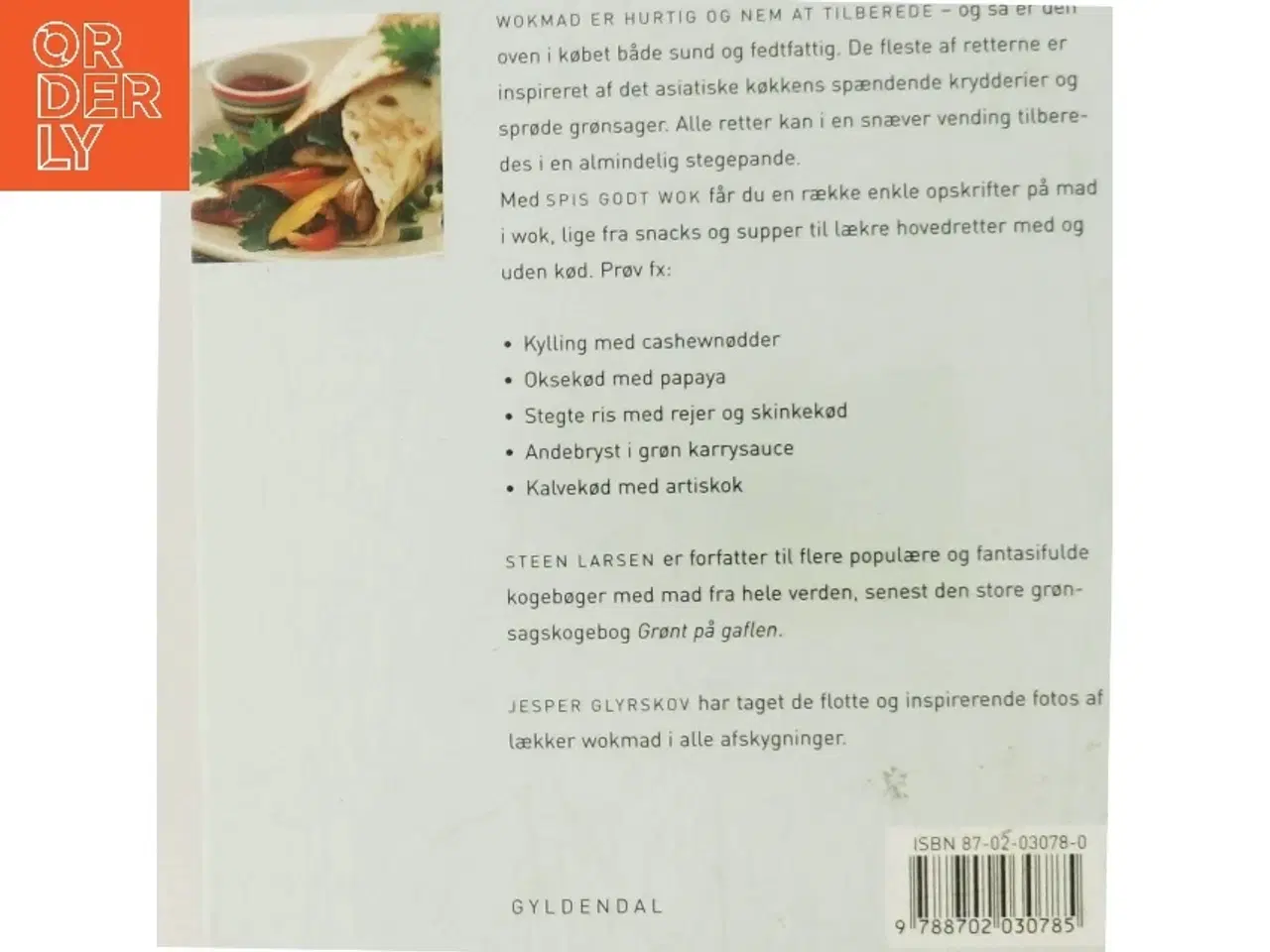 Billede 3 - Spis godt - wok af Steen Larsen (f. 1946) (Bog)