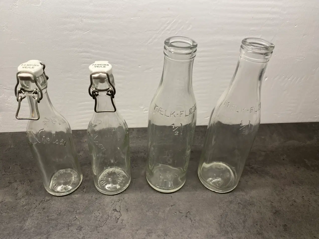 Billede 5 - 8 x Vintage Glas patentprop/patentflaske/mælkflask