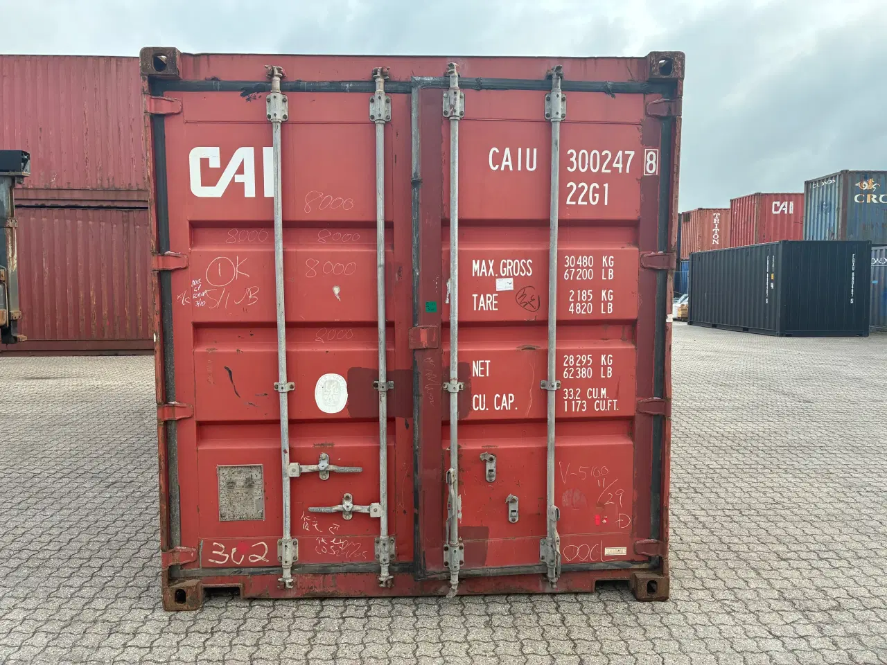 Billede 1 - 20 fods Container- ID: CAIU 300247-8