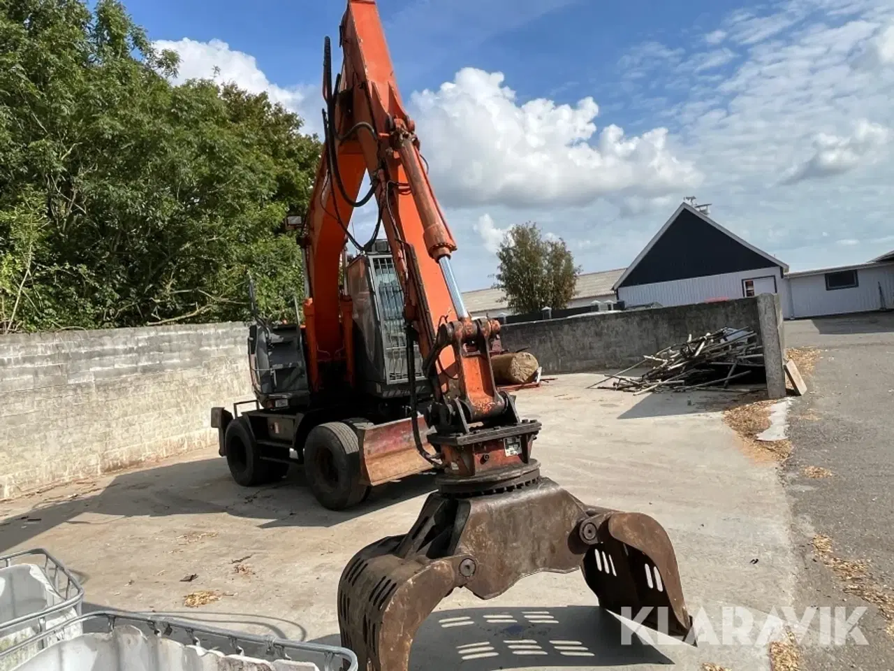 Billede 2 - Materielhåndteringsmaskine Hitachi Zx140W-3 med sortergrab