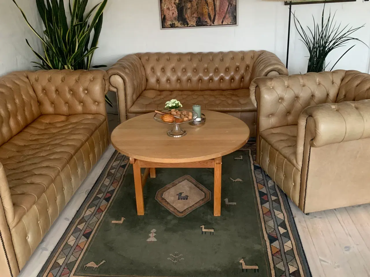 Billede 1 - Chesterfield sofagruppe 