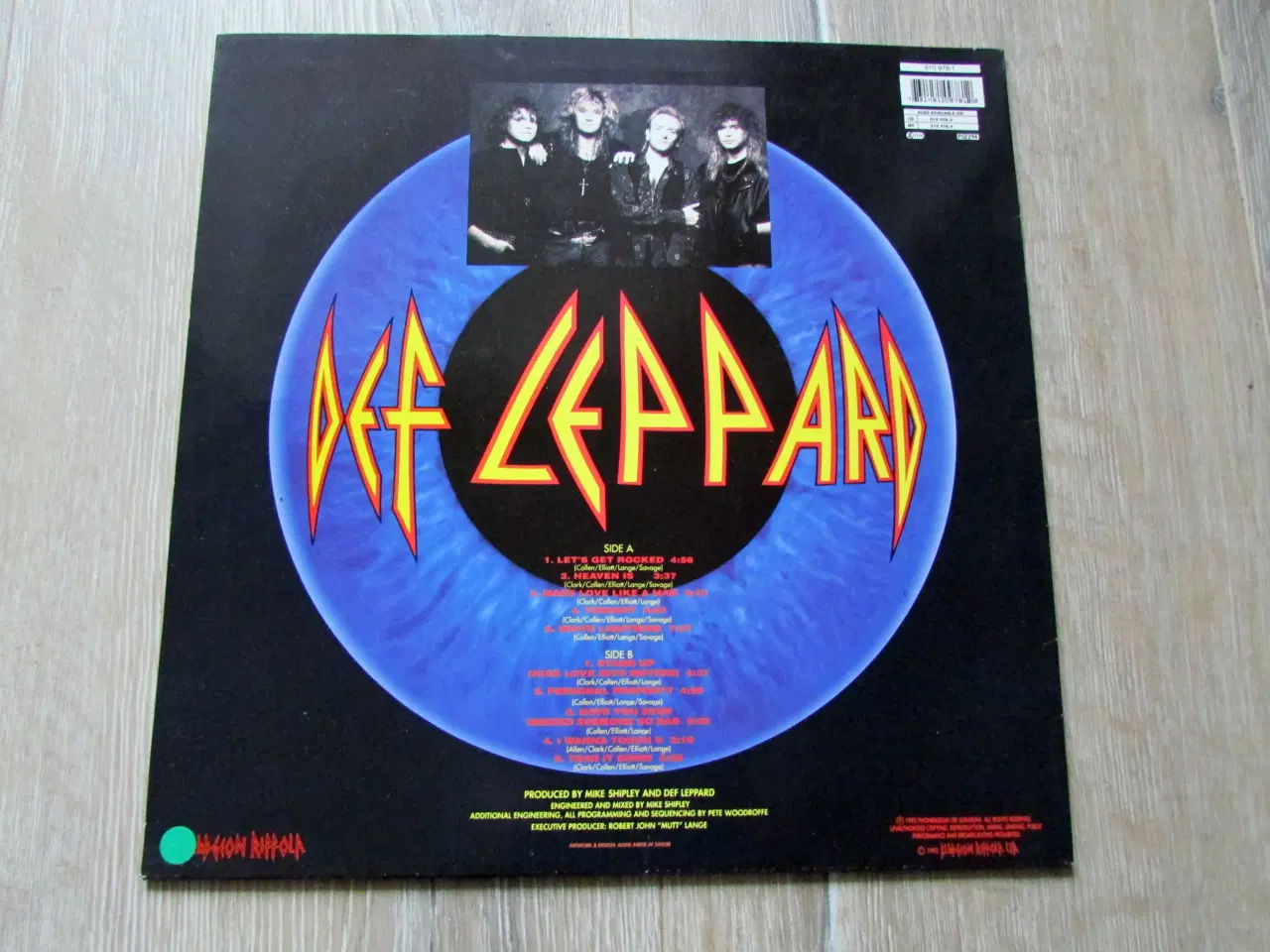 Billede 2 - DEF LEPPARD - ADRENALIZE LP