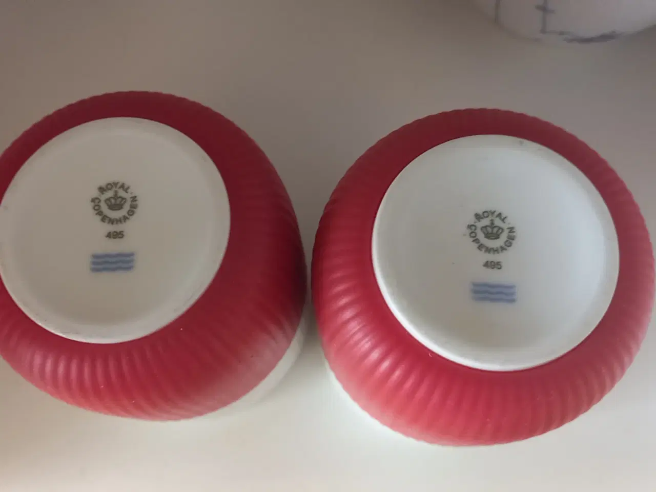 Billede 2 - Royal copenhagen riflet contrast krus 