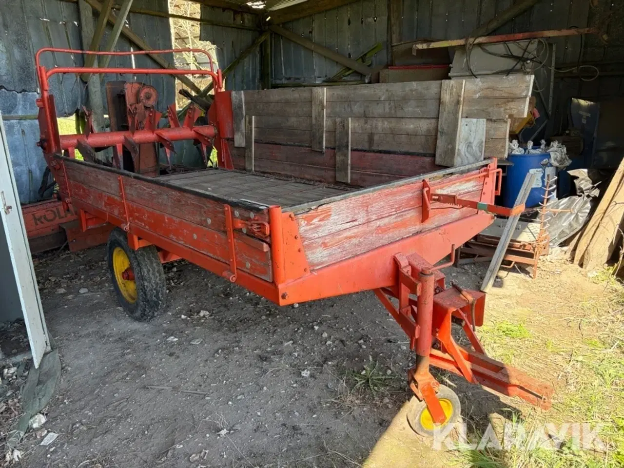 Billede 4 - Aflæsservogn Roland Med møgspreder, aflæsser og sideaflæsser