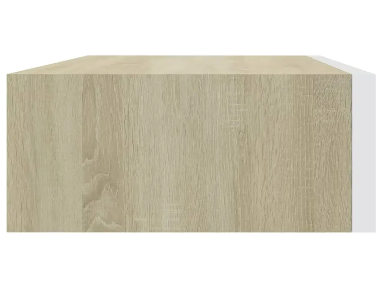 Billede 6 - Hylder med skuffe 2 stk. 40x23,5x10 cm MDF egetræsfarve og hvid