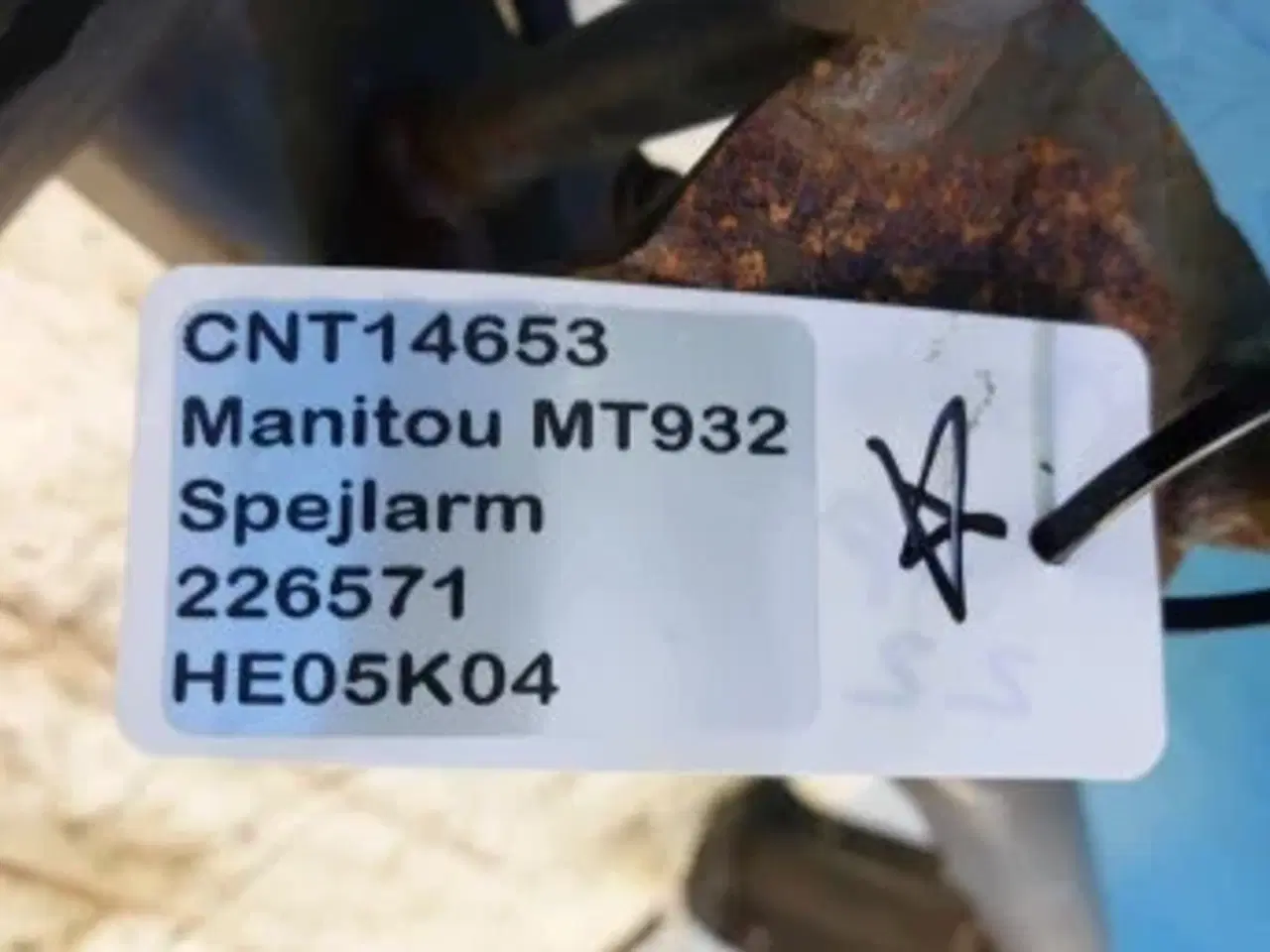 Billede 21 - Manitou MT932 Lygterarm R. 226575