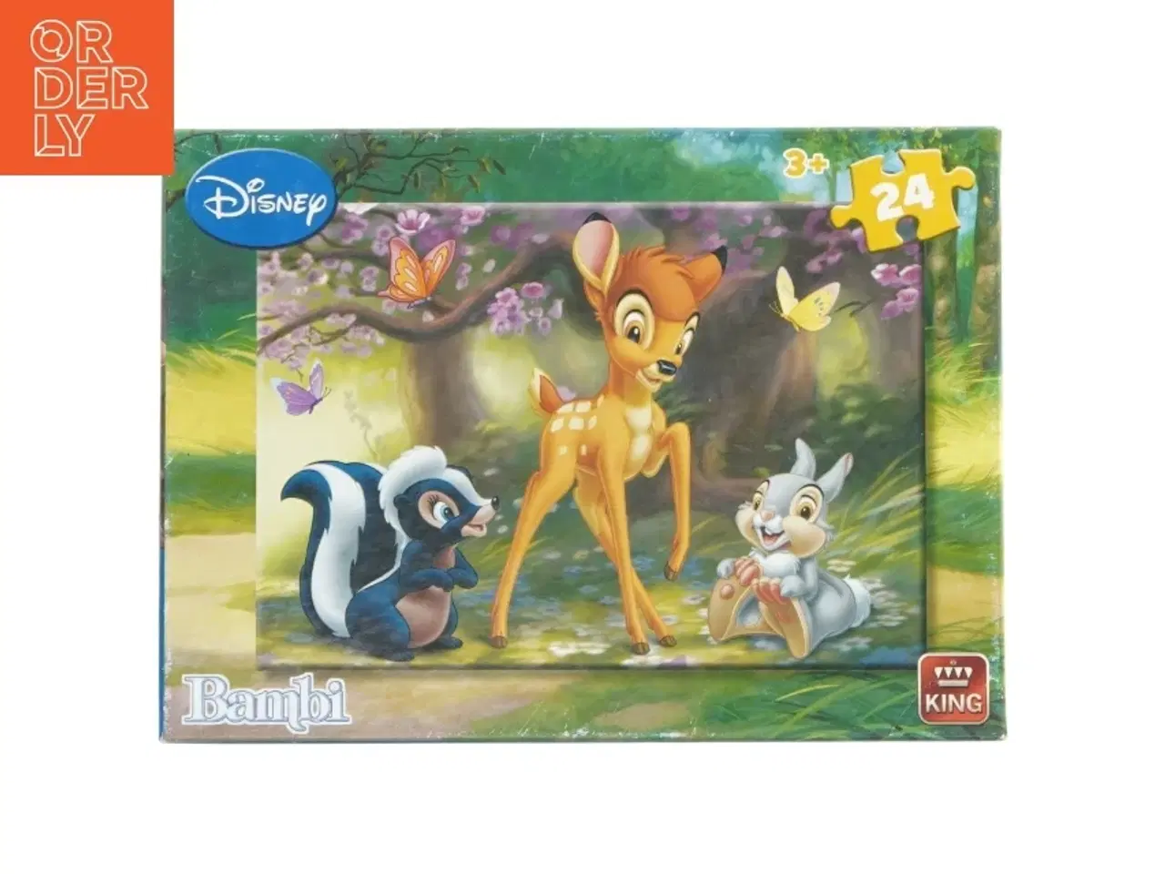 Billede 1 - Disney Bambi puslespil, 24 brikker fra Disney (str. 24 brikker)
