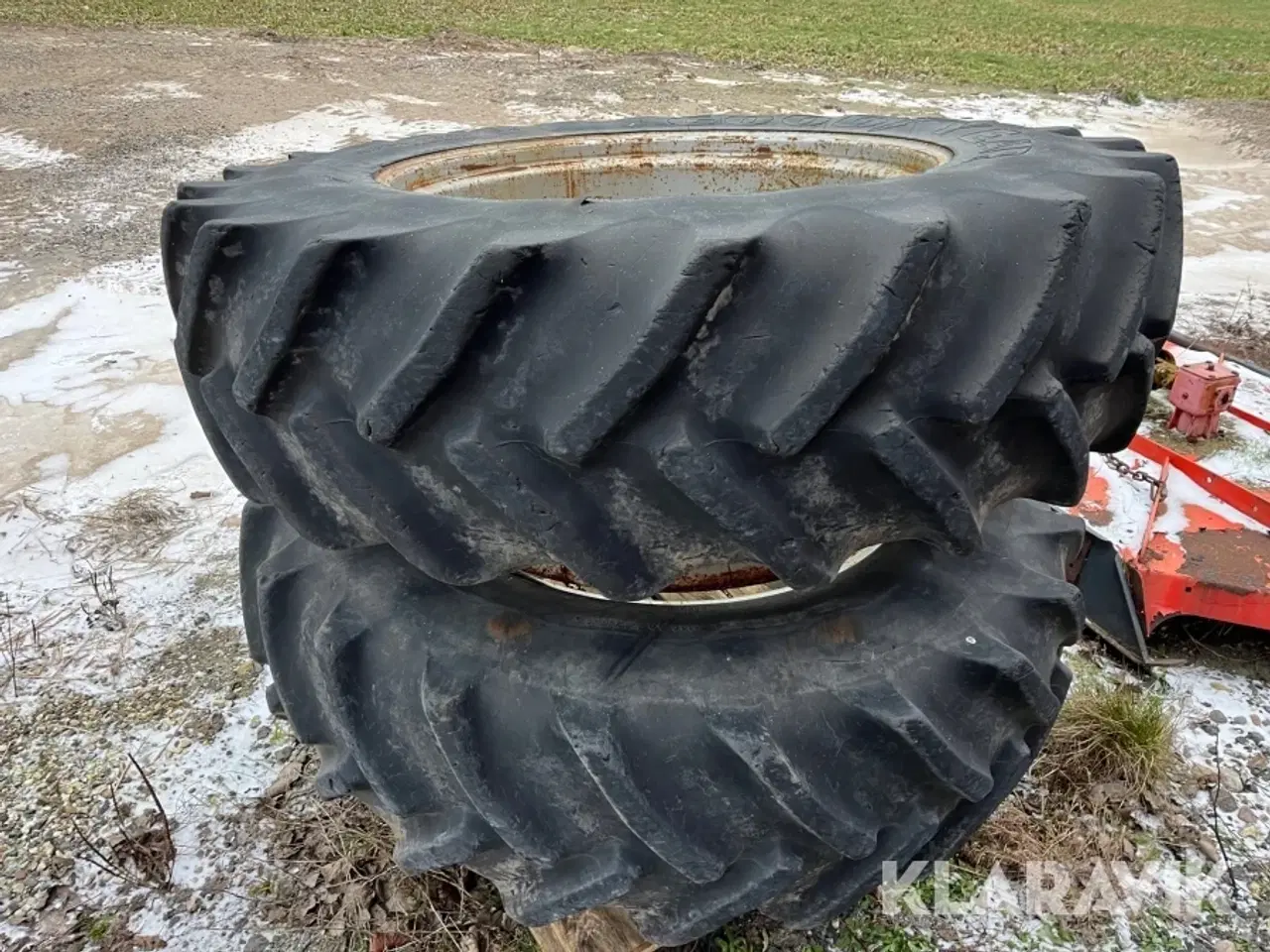 Billede 3 - Tvillingehjul Goodyear 18.4R38 - med klemmer