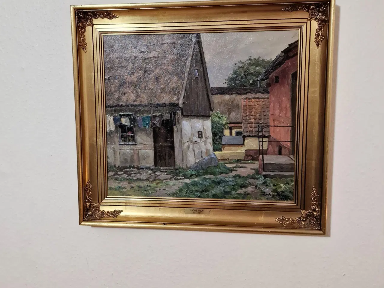 Billede 5 - Oliemaleri af Ludvig Holm fra 1923.