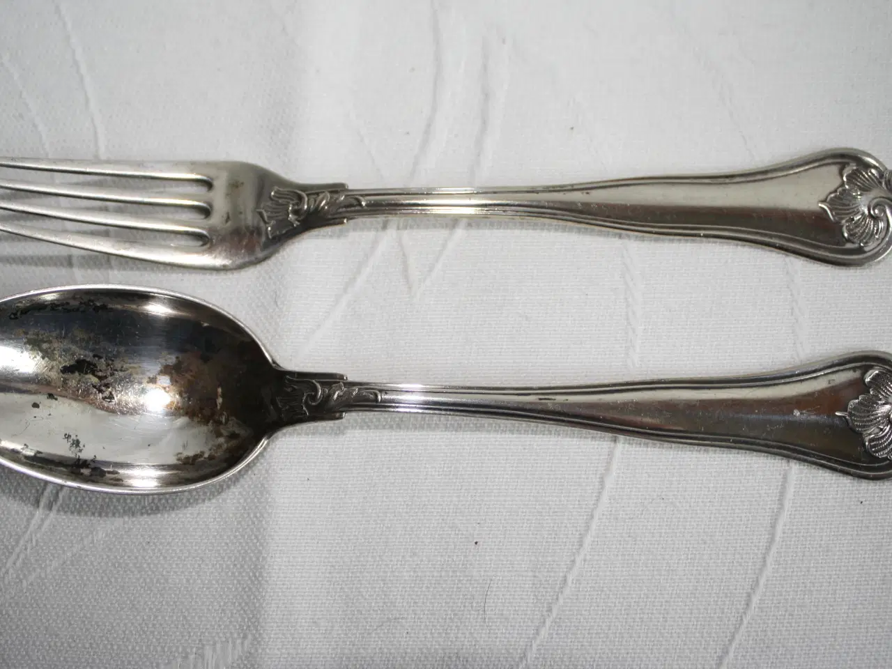 Billede 2 - Saksisk, Bestik af sølv