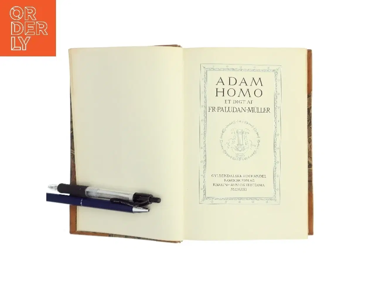 Billede 1 - Adam Homo af Fr. Paludan-Müller (Bog)