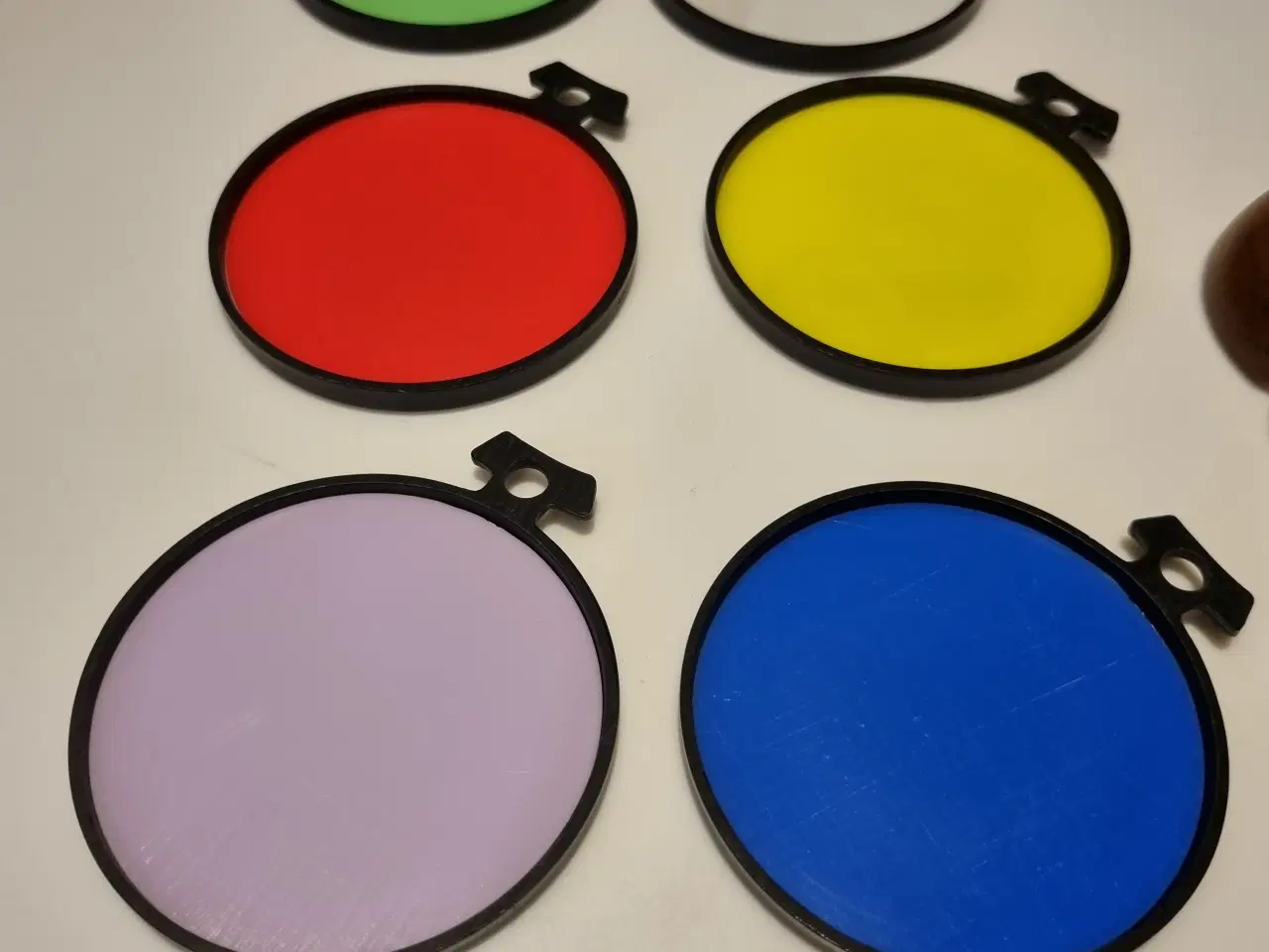 Billede 2 - Træ Abe m. 6 glas brikker