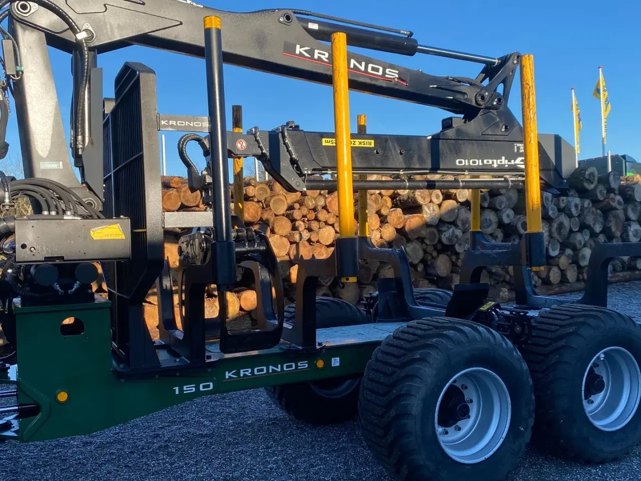 Billede 3 - Kronos 150 4WD kronos +valtra N 175+ 10 kran