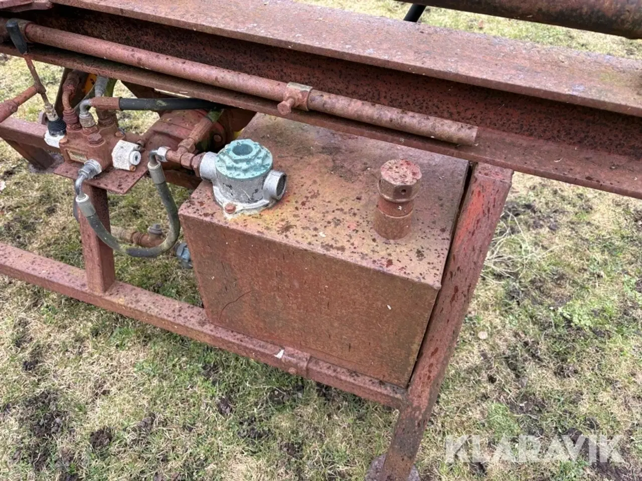 Billede 11 - Brændekløver med A ramme & pto.