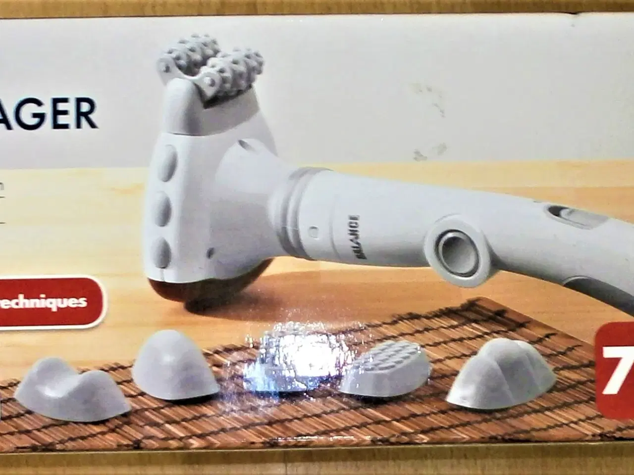 Billede 3 - NYT infrarød massageapparat med justerbart hoved